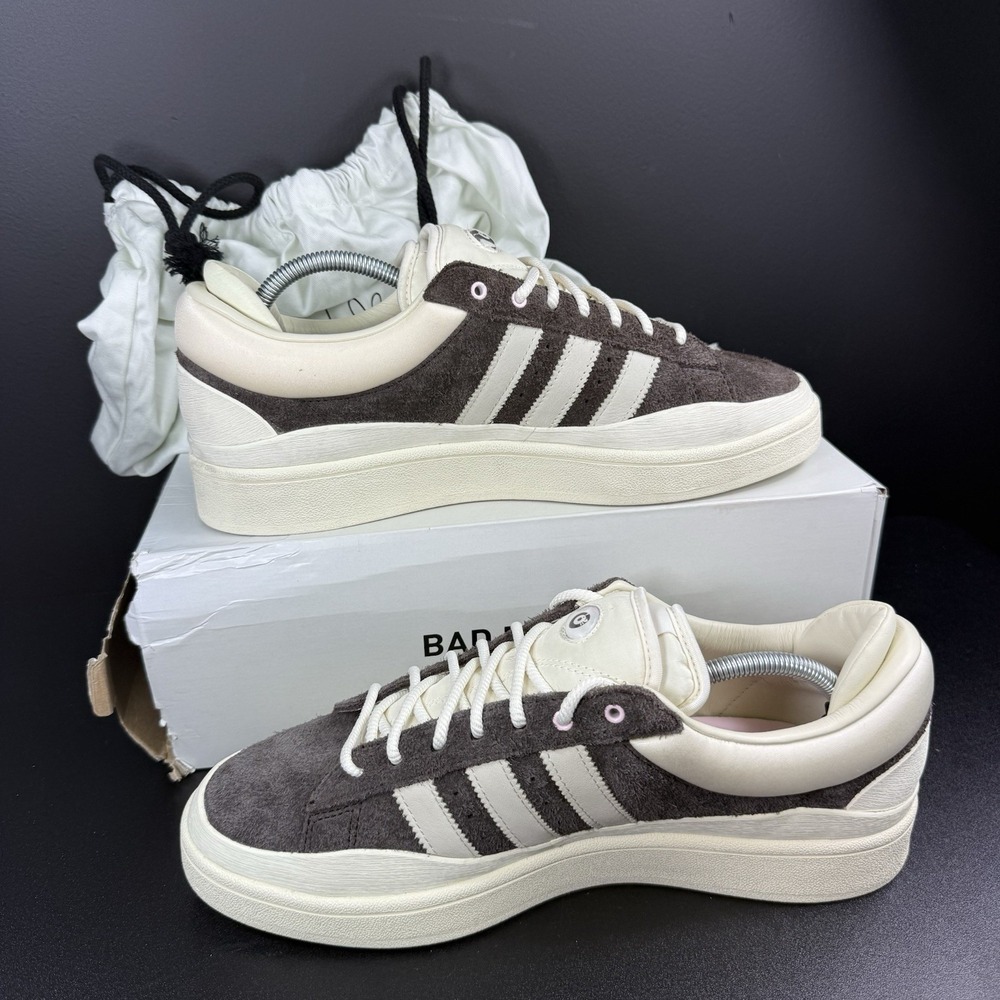 Adidas Bad Bunny Campus Dark Brown ID2534 Size 11.5 Men's New Authentic W/ Bag - Picture 4 of 16